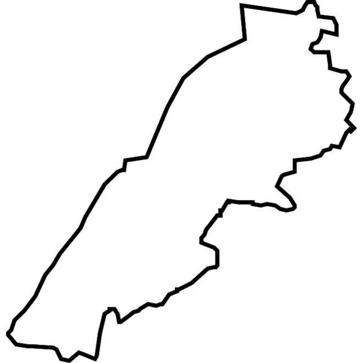 خريطة لبنان ناقلات خريطة